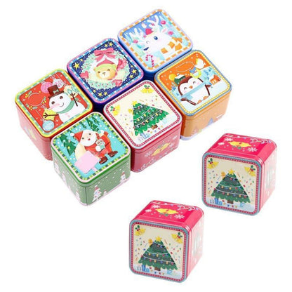 Weihnachtsdosen 8er Set Keksdosen mit Weihnachtsmotiv
