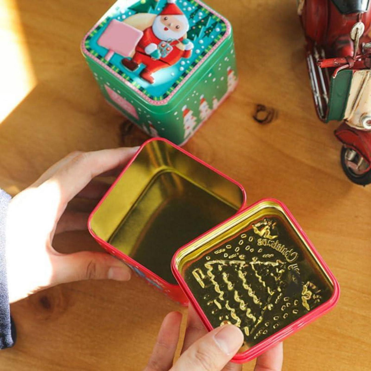 Weihnachtsdosen 8er Set Keksdosen mit Weihnachtsmotiv