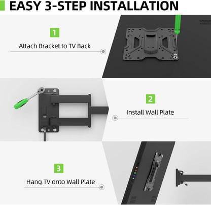 USX-MOUNT Wohnmobil TV Halterung Schwenkbar Neigbar 17-43 Zoll bis 20kg