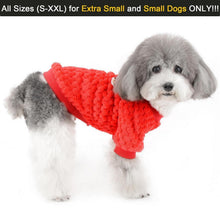 Hundepullover Fleece Warm Rot M