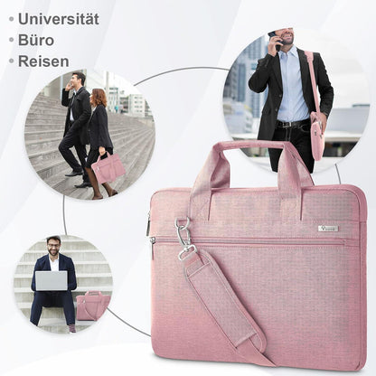 Voova Laptoptasche 17,3 Zoll Wasserdicht Stoßfest Umhängetasche5070