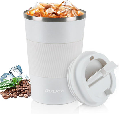 Isolierter Kaffeebecher Edelstahl Thermobecher to go 380ml