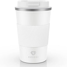 Thermobecher Edelstahl Isolierbecher Travel Mug 380ml White 1 Stück