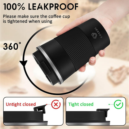 Thermobecher Edelstahl Travel Mug Vakuum auslaufsicher Reisebecher