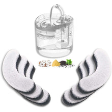 HAPUP Katzenbrunnen Filter Ersatzfilter Aktivkohle 6er Pack