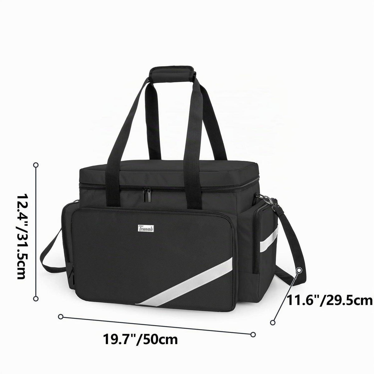 Trunab Notfalltasche leer mit Trennwänden & rutschfestem Boden