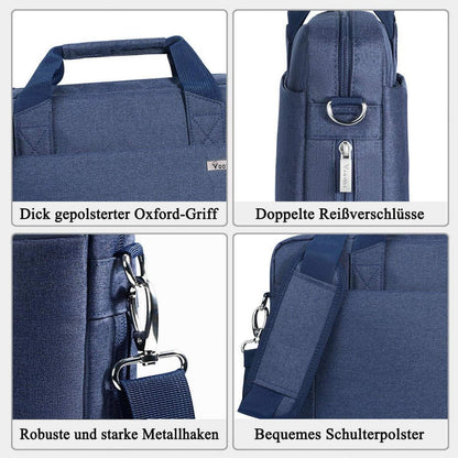 Voova große Laptoptasche 14-16 Zoll Laptop wasserdicht Blau