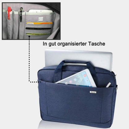 Voova große Laptoptasche 14-16 Zoll Laptop wasserdicht Blau