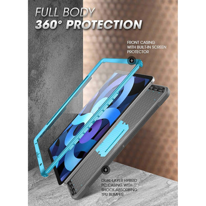 Robuste Hülle mit Ständer für 10,9 Zoll iPad Air, Blau