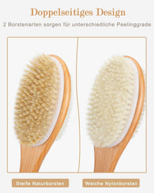 Rückenbürste Duschbürste Peelingbürste Langem Stiel