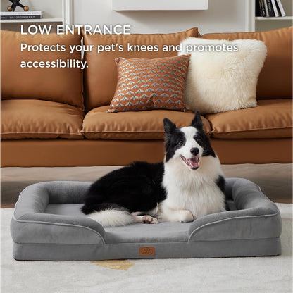 Orthopädisches Hundebett Hundesofa 106x80 cm waschbar