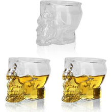 Skull Shot Glasses Set 3er Pack 75ml Totenkopf Glas Gravur