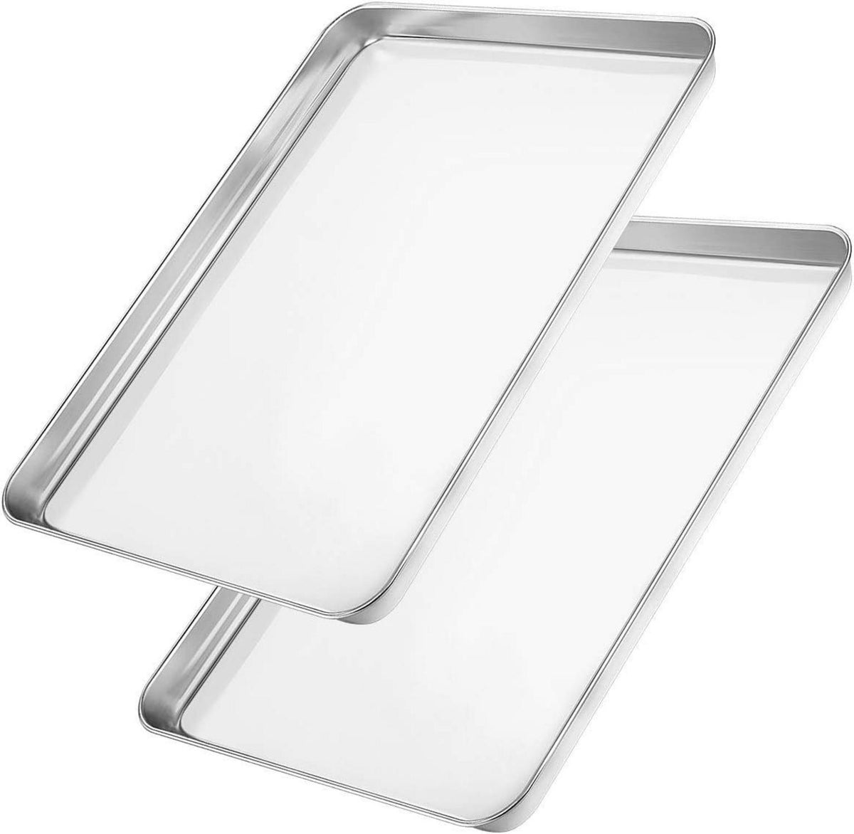 Wildone Backblech Set Edelstahl 25.4x20.3x2.5cm Spülmaschinenfest