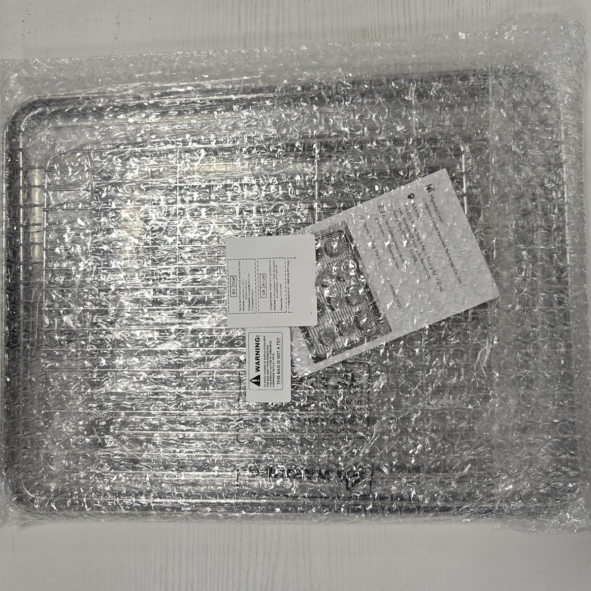 Wildone Backblech Set Edelstahl 25.4x20.3x2.5cm Spülmaschinenfest