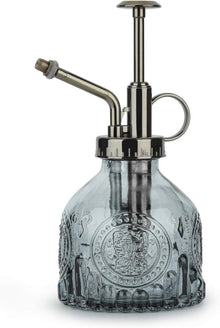 200ml Sprühflasche Glas Vintage Blumensprüher grau