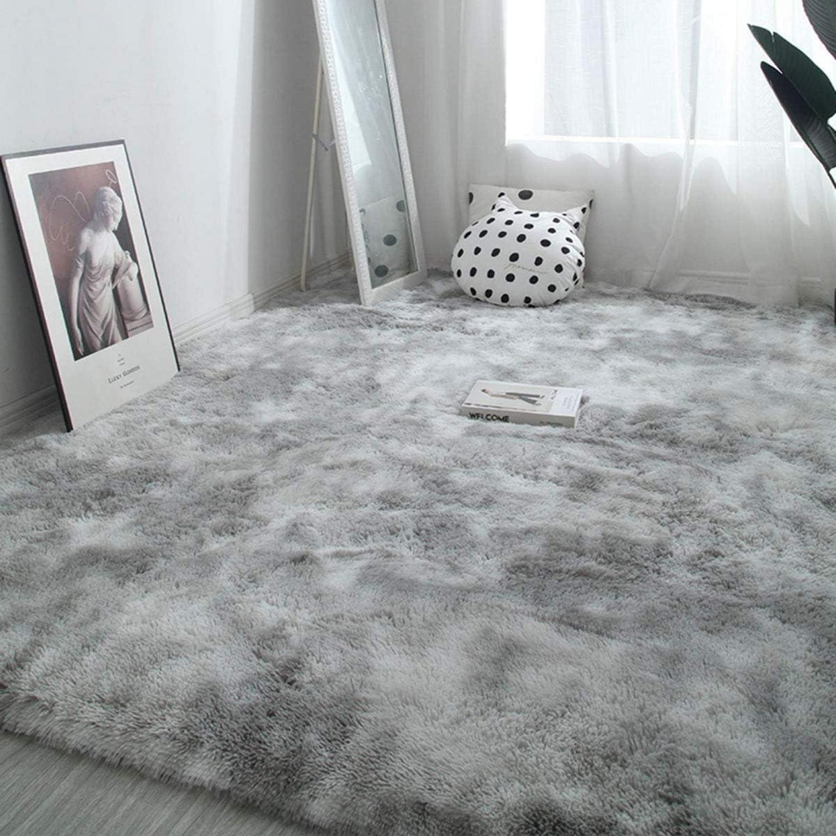 Hochflor Teppich Flauschig Langflor Schlafzimmer Wohnzimmer Esszimmer