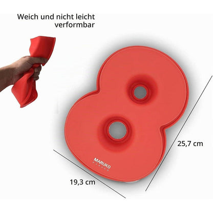 Silikon Backform Zahlen 3D – Kuchenform für Geburtstag & Jubiläum