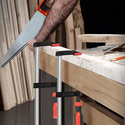 4er Set F-Schraubzwingen 80x600mm – Holzbearbeitung & DIY