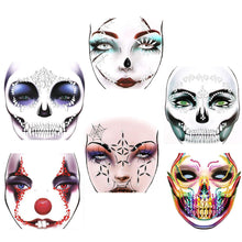 Temporäre Tattoos Halloween Festival Glitzer Gesicht Edelsteine