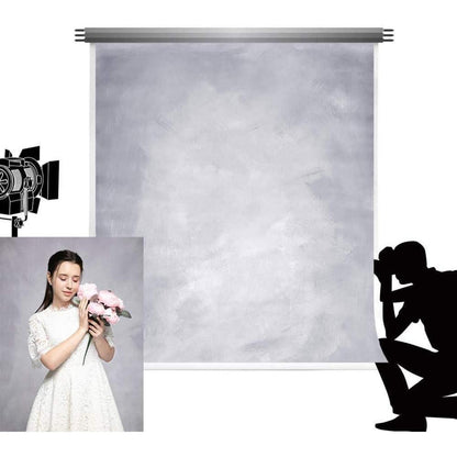 3x6m Grau Fotohintergrund Mikrofaser Textur