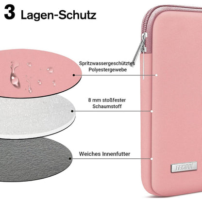 TECOOL 14 Zoll Laptoptasche Hülle Wasserdicht Schutzhülle