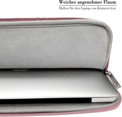 TECOOL 14 Zoll Laptoptasche Hülle Wasserdicht Schutzhülle Rosa