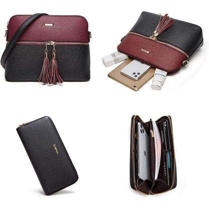 Damen Handtasche Tote Schultertasche Umhängetasche