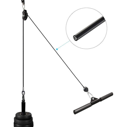 LFJ Gym Kabel Draht Fitness Stahlseil Latzug Kabelzug 2,5m