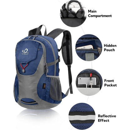 WATERFLY 30L Faltbarer Rucksack mit Nassfach: Leichter