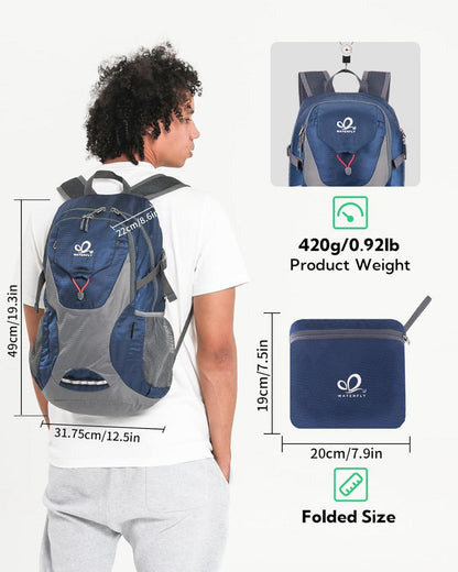 WATERFLY 30L Faltbarer Rucksack mit Nassfach: Leichter