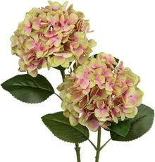 Künstliche Hortensie Blumen Real-Touch Kunstblumen Hydrangea Deko 2