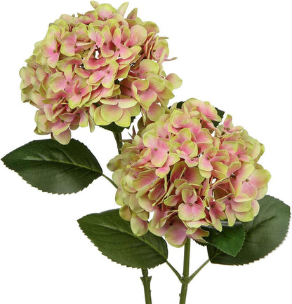 Künstliche Hortensie Blumen Real-Touch Kunstblumen Hydrangea Deko 2