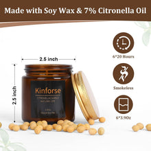 Premium Citronella Duftkerzen geschenkset 6x 100% Sojawachs