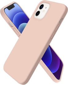 Schutzhülle für iPhone 12 Pro 6,1 Zoll Silikon Sandrosa