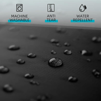 Mumienschlafsack 4 Jahreszeiten -10°C bis 15°C, wasserdicht, ultraleicht, Schwarz