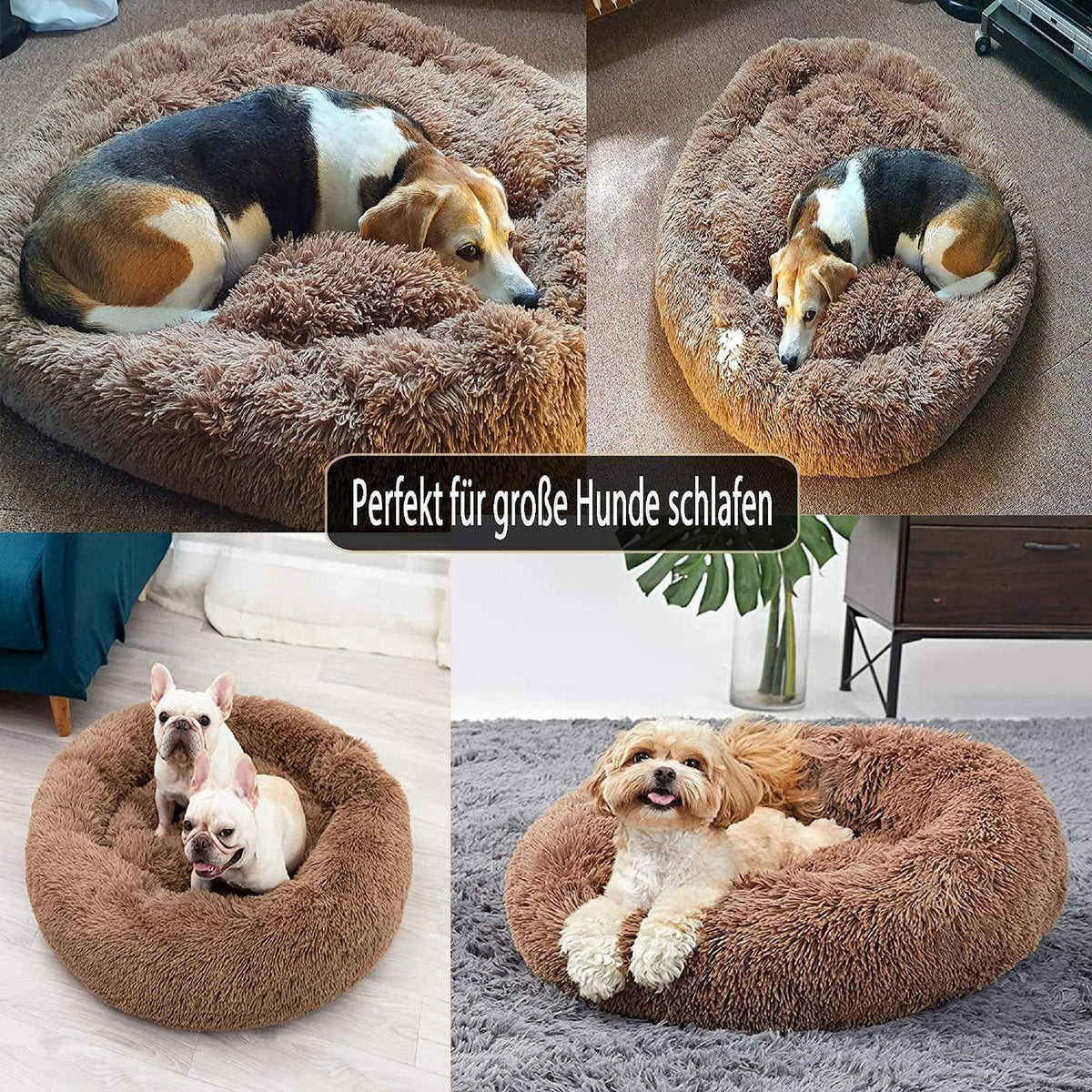 XXL Orthopädisches Hundebett – Waschbar & Kuschelig