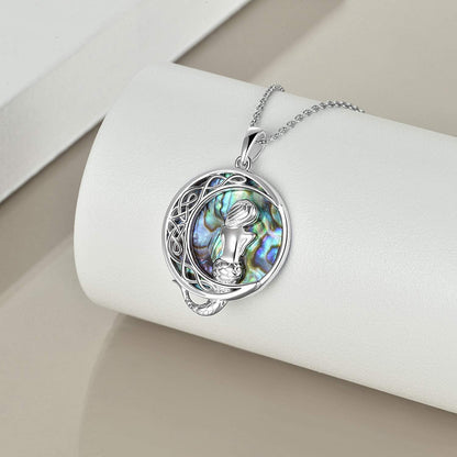 Halskette mit Meerjungfrau-Anhänger 925er Sterlingsilber Valentinstagsgeschenk