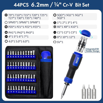 XOOL 200 in 1 Schraubendreher Set Magnetisch Mini Reparatur