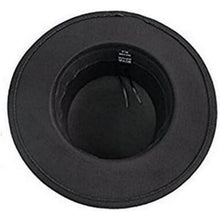 Schwarzer Fedora Hut – Klassisch & Elegant
