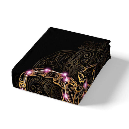 Golden Scorpion Bettwäsche-Set – Exotisch & Retro Schlafzimmer