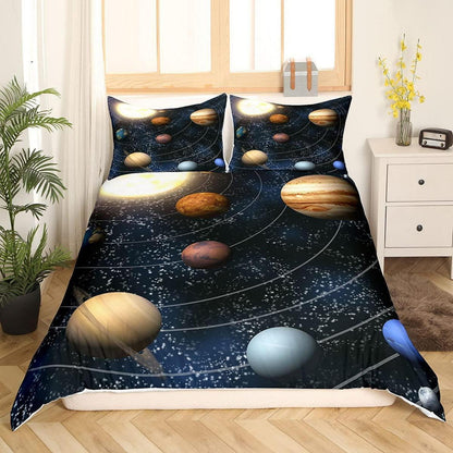 Galaxy Bettwäscheset Sternenhimmel Nebel Bettdecke 200x200