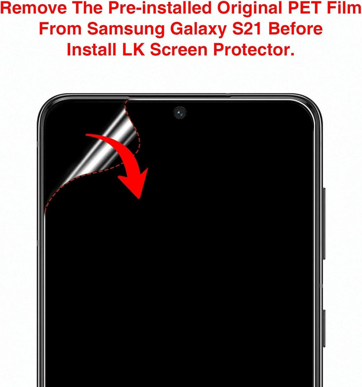 TPU Displayschutzfolie für Samsung Galaxy S21 und S21 5G