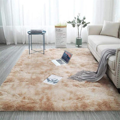 Weicher Shaggy Teppich Anti-Rutsch 230x300cm Flauschig Bunt