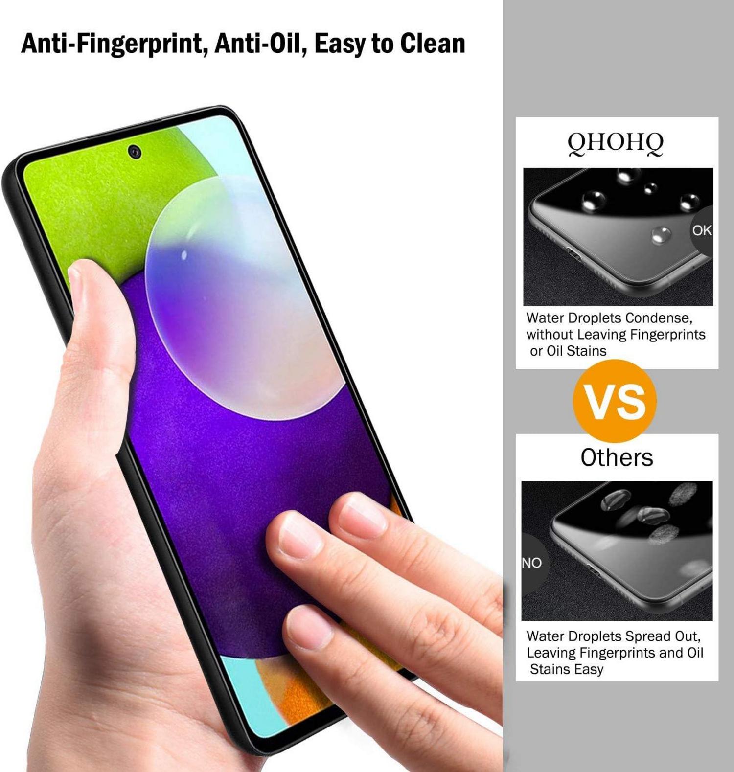 Panzer Schutz Glas Samsung Galaxy A52S 5G Display & Kamera
