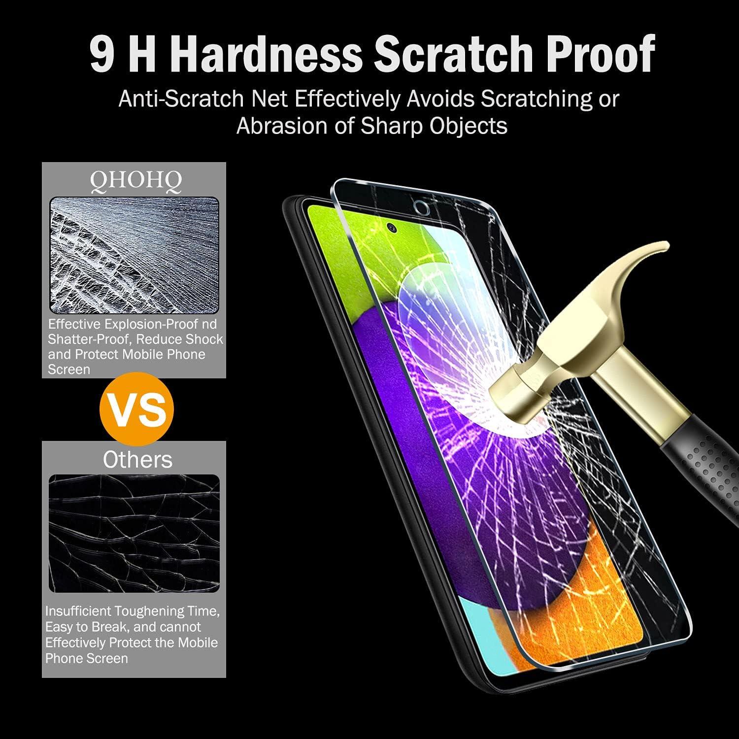 Panzer Schutz Glas + Kamerafolie Samsung Galaxy A52 4G/5G/A52S 5G 6.5