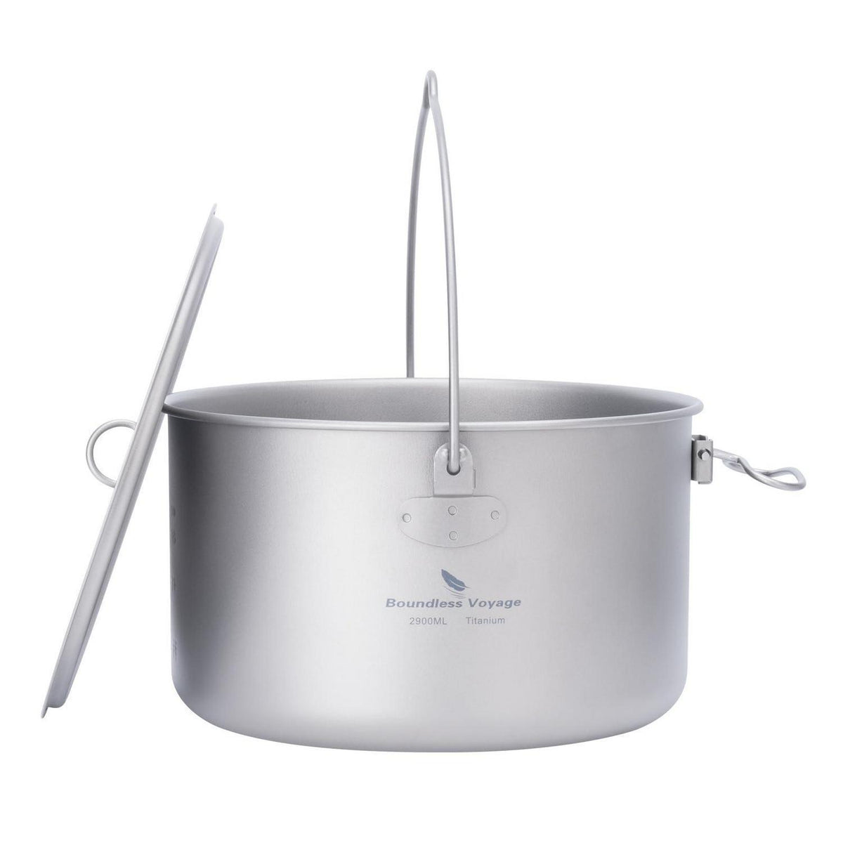 Camping Titan Topf 2.9L mit Bügelgriff & Deckel