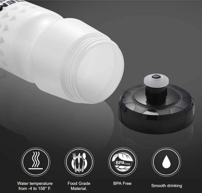 Fahrrad Trinkflasche 750ml BPA-frei Auslaufsicher Gym