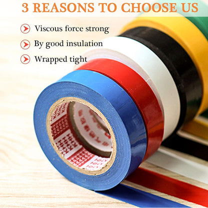 Isolierband Set 6 Stück 16mm x 15m Farbig Universal