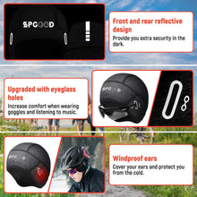 SPGOOD Fahrrad Mütze Winter Winddicht Atmungsaktiv Helm Cap