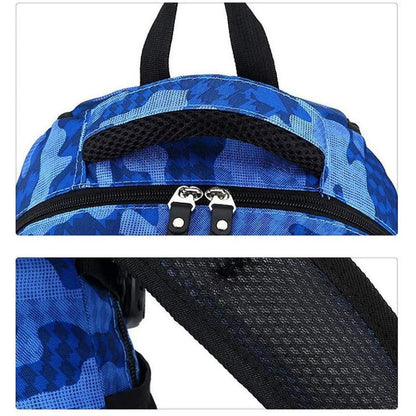 Trolley Rucksack Schultrolley 6 Räder Blau – Kinderrucksack mit Rollen